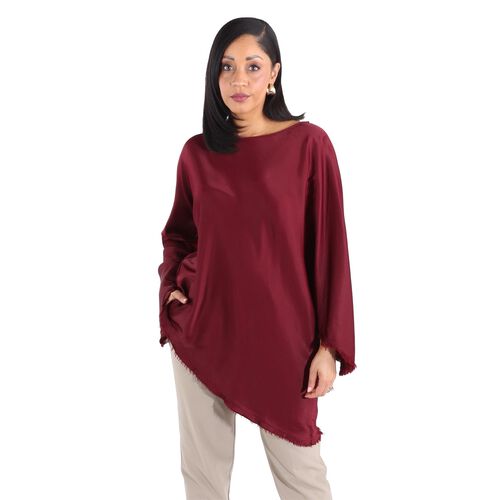 La Vaca Loca Acto Raw Edge Top